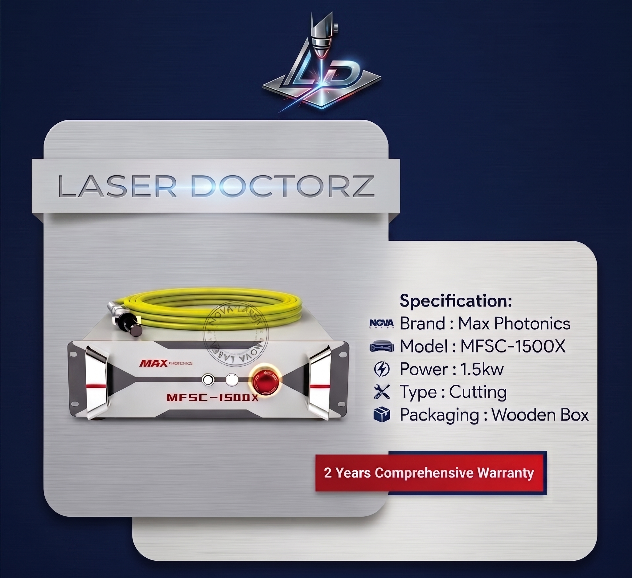 MAX Fiber Laser Source 2kW