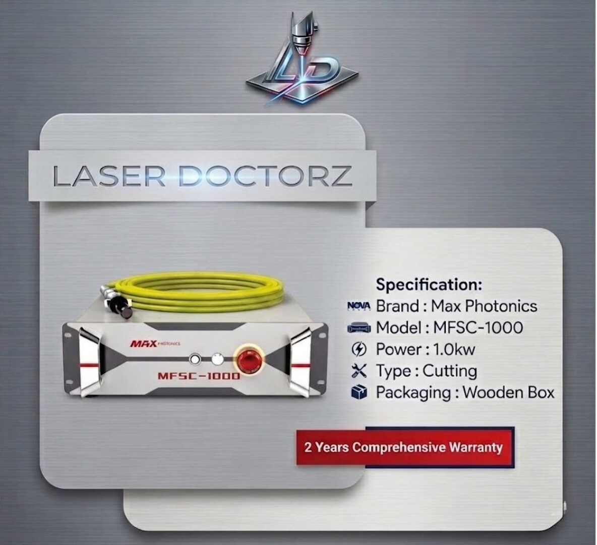 MAX Laser Source MFSC-1000 (3KW)